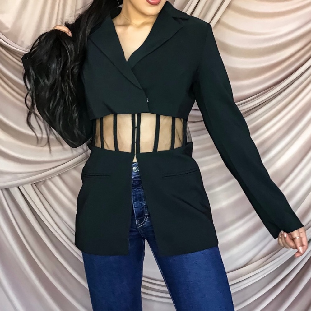 Corset blazer